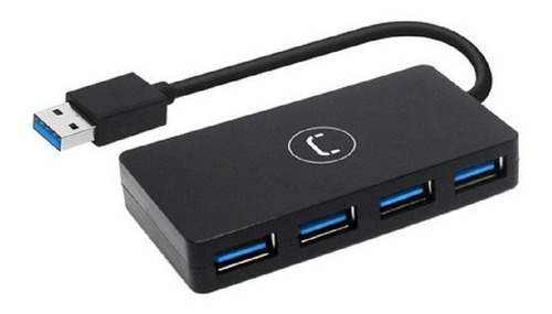 Hub Externo Unno Hb1011bk 4 Puertos Usb 3.0 Negro