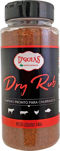 Dry Rub D'goiás 140g