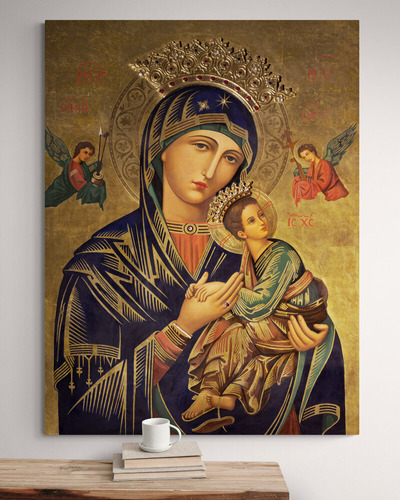 Cuadro En Lienzo Tayrona Store Virgen Maria 001 30x40cm