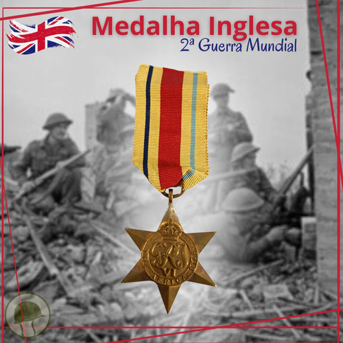 Estrela Inglesa Campanha Da África - 2ª Guerra Mundial