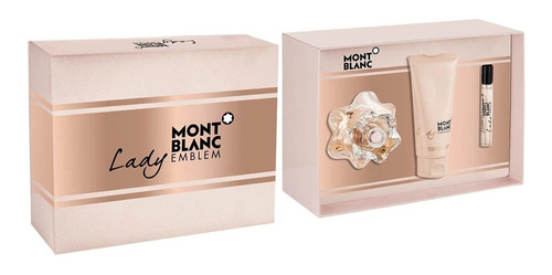 Perfume Mont Blanc Lady Emblem Set 3pz - mL a $1093