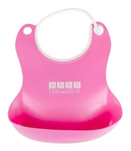 Babero De Silicona Cuello Ajustable Bolsillo Baby Innovation