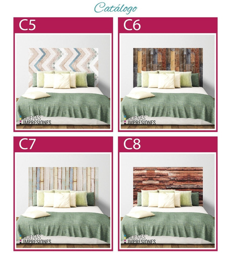Imagen 5 de 10 de Vinilos Decorativos Pared Respaldo Cabecera Cama