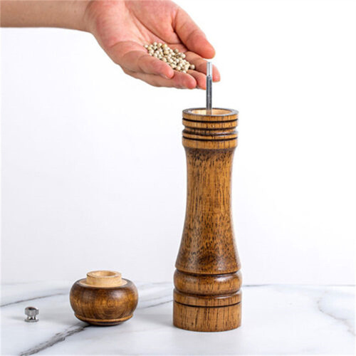 2025 Molinillo De Sal Y Pimienta De Madera For Cocinar,
