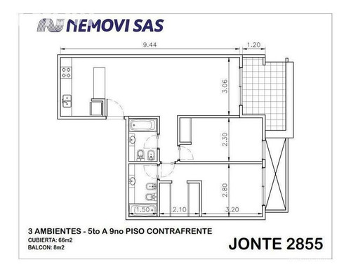 Imagen 4 de 30 de Departamento 3 Ambientes A Estrenar - Amenities Villa Del Parque