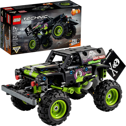 Lego Technic Monster Jam Grave Digger 42118 (212 Piezas)