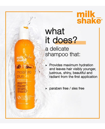 Shampoo Milk_shake Moisture Plus, 10,1 Fl Oz