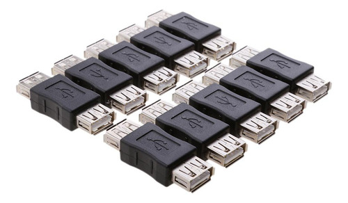10pcs Usb 2.0 A Adaptador De Conector De Datos Convertidor