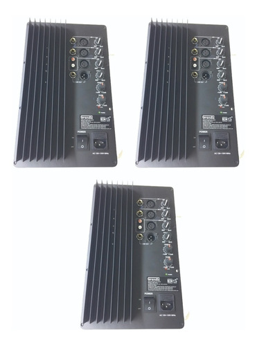 3 Modulos Amplificados 200 W Rms Ideal Rockolas Bafles