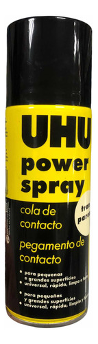 Pegamento De Contacto Uhu Power Spray Transparente 200ml