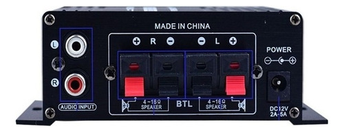 . Receptor De Audio Amplificado Ak170 De 12 V.
