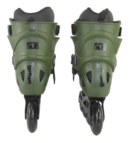 Imagem 5 de 6 de Patins Traxart Green Inline Adulto Profissional Abec-9 Nf