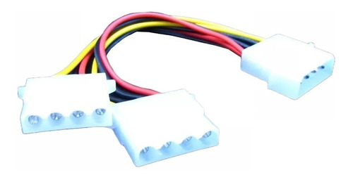 Cabo Y Extensor Ide 1 Macho X 2 Femeas - Molex Energia 20cm