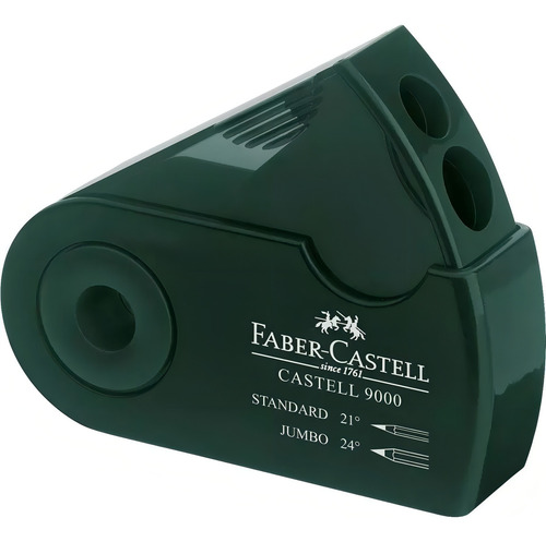 Sacapuntas Faber Castell Dos Medidas 9000 Con Deposito Color Imagen