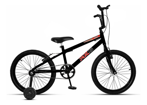 Bicicleta Infantil 20 Masculina Bmx Cross Com Rodinha Apoio
