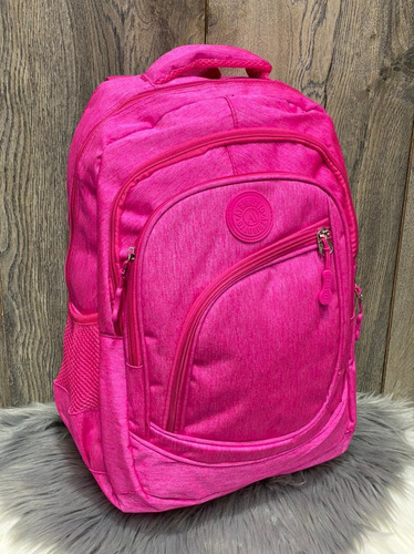 Bolso Perfecto Para Viajes Color Fucsia Dama Y Caballero 