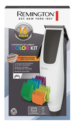 Maquina Cortar Cabello Y Barba Remington 16pz Colors Kit