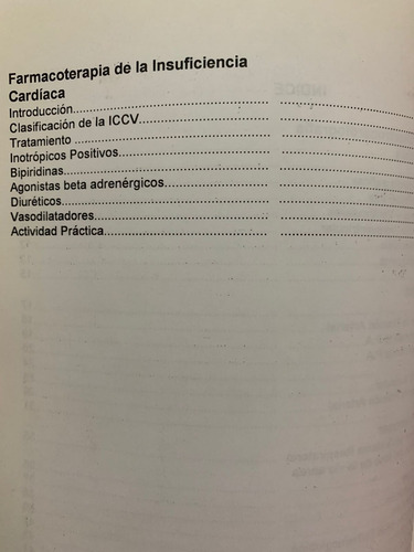 Función Cardiopulmonar Y Su Modulación Farmacológica (Usado)