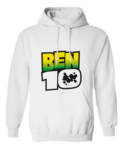 Sudadera Con Gorro Ben 10 Serie Infantil 