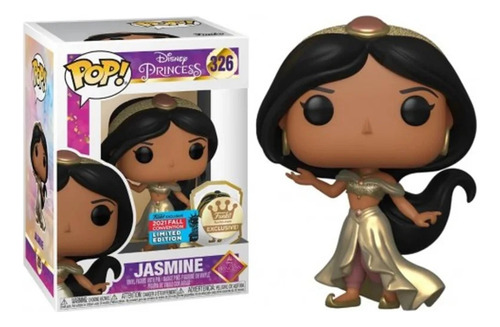 ¡Funko Pop! ¡Exclusivo en oro de la princesa Jasmine #326 de Disney