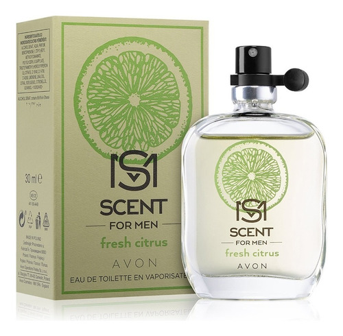Perfume Scent For Men Fresh Citrus 30ml Avon