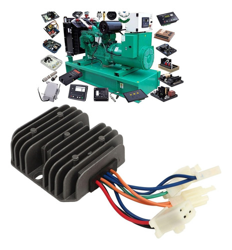 Avr Regulador Voltaje Soldadora Gasolina Oakland 9 Cables