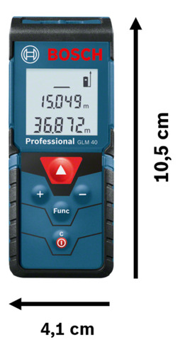 Medidor Láser Bosch Glm 40 Alcance 40m Con Estuche