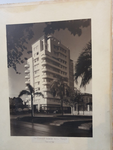 Antigua Foto Original Edificio Art Deco'-24×28 Cms-073