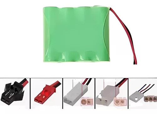 Bateria para carrinho de controle remoto 7,2V 1800mah AA plug smp02  recarregáveis