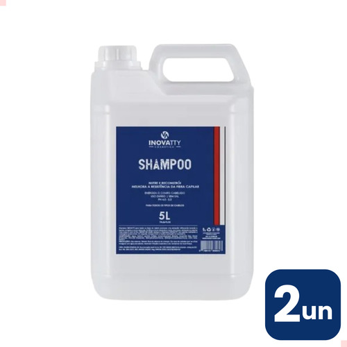 Shampoo Galão 5l Salão Profissional Nutre Reconstrói 2 Un