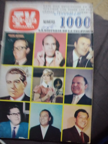 Revista Teleguia Numero Especial No. 1000 Octubre 1971