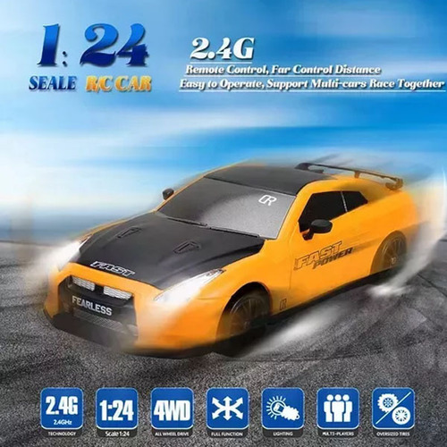 Mando A Distancia Por Radio Mini Rc Car Turbo Racing Drift