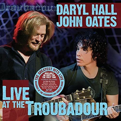 Lp Live At The Troubadour - Daryl Hall And John Oates