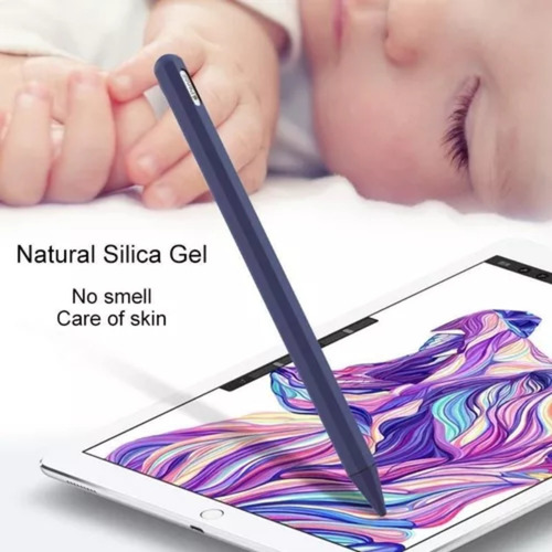 Protector De Silicona Color Blanco Para Apple Pencil 2