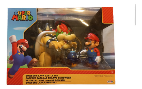 Set Figuras Bowser Mario Bob - Omb Bomba