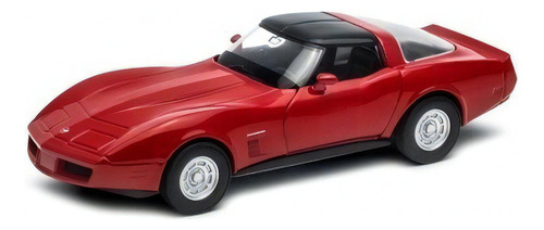 Auto Welly Chevrolet Corvette 1982 Colección Escala 1:36