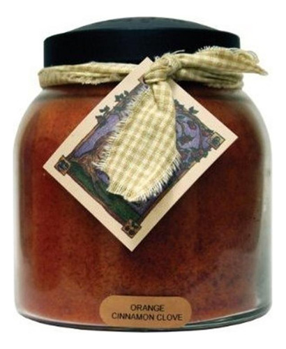 A Dadivoso Naranja Canela Clavo 34 Oz Papa Jar Vela, 