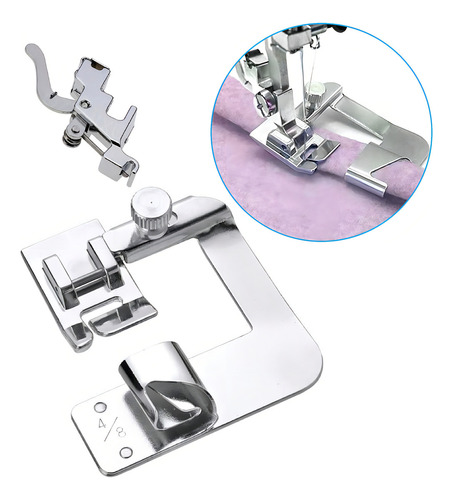 Calcador Sapata P/ Barra Bainha Singer Elgin Janome Completo