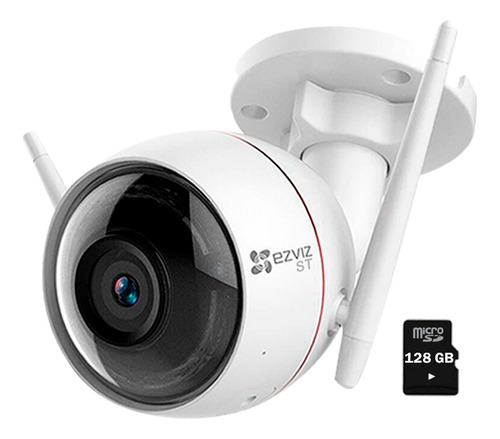 Camara Seguridad C3w Pro Ext 4mp Wifi 2.4ghz Micro Sd 128gb