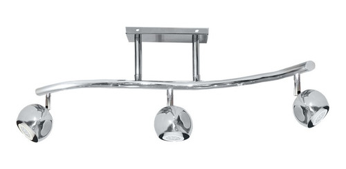 Imagen 4 de 10 de Lampara Aplique Pared Techo Plafon 3 Luces Sistema S Led