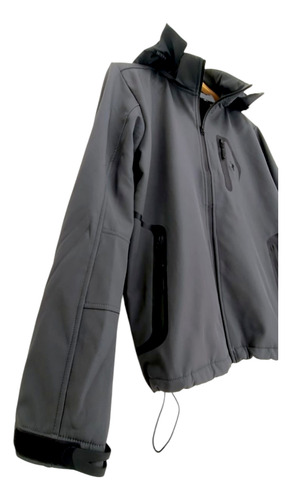 Campera Capucha Desmontable Bolsillo Interno Polo Club