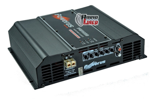 Powerus Amplificador Pw1600 1960wrms 0.5 Ohm Black