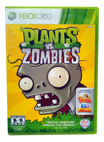 Plants Vs Zombies Xbox 360