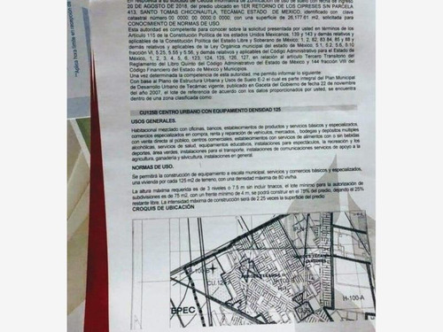 Imagen 4 de 4 de Terreno Comercial En Venta Santo Tomas Chiconautla