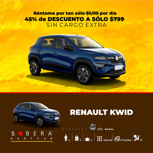 Sobera Rent Car.