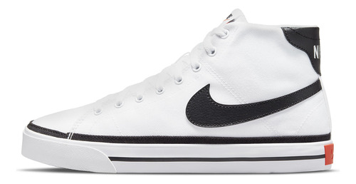 Zapatillas Nike Court Legacy Canvas Mid White Dd0162-100   