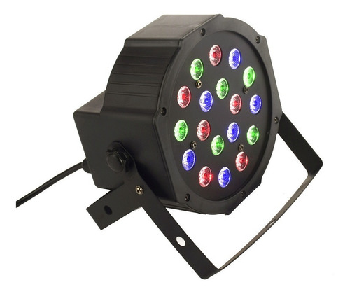 Imagen 3 de 6 de Cañón Led Reflector 18x1 Rgb Audio Rítmico Estrobo Mayoreo