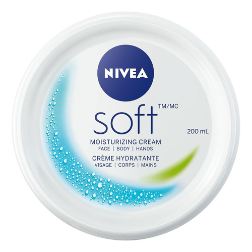 Crema Hidratante Nivea Soft Para Suavidad Refrescante, Con A