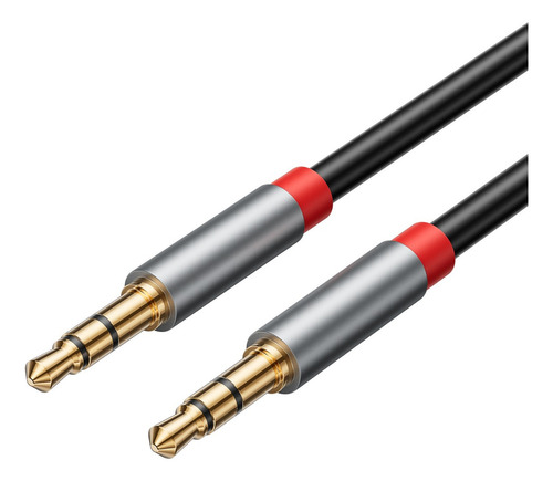 Cable Jack Auxiliar Audio Estereo Auto 3.5mm Premium 1 Mts