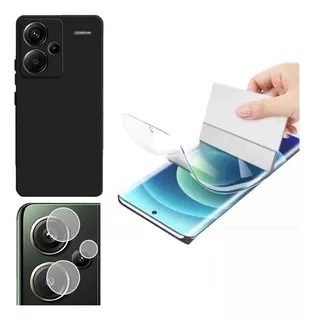 Capa + Pelicula Hidrogel +p Cam Para Redmi Note 13 Pro+ Plus